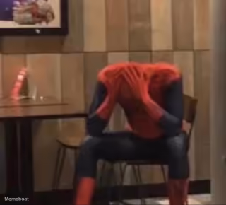 Spider-Man Stressed