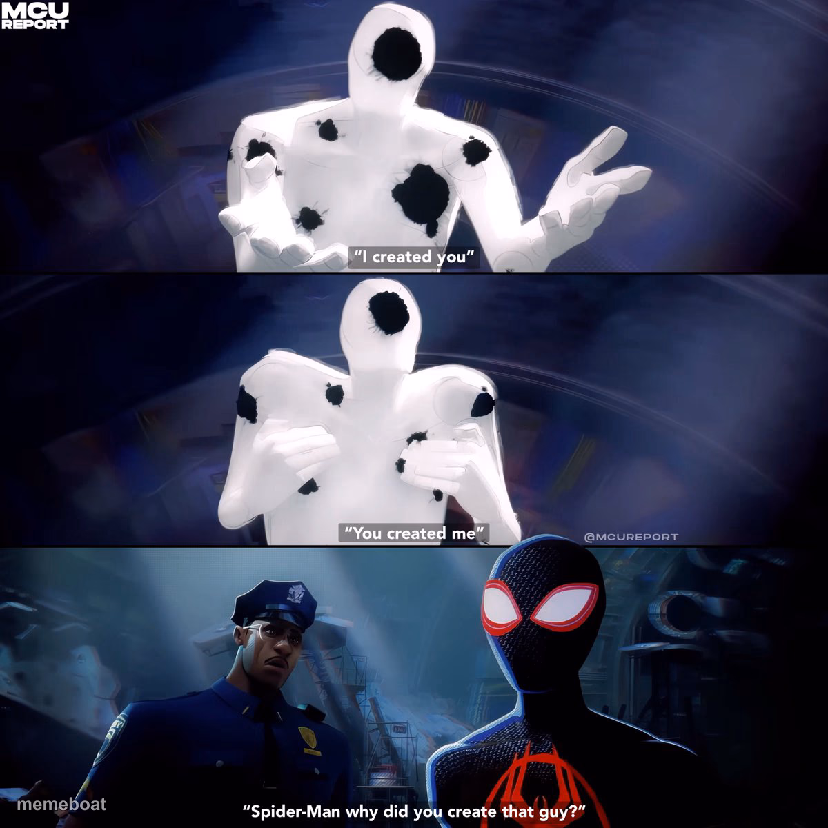 Spider-Man why did you create that guy? - meme generator image preview