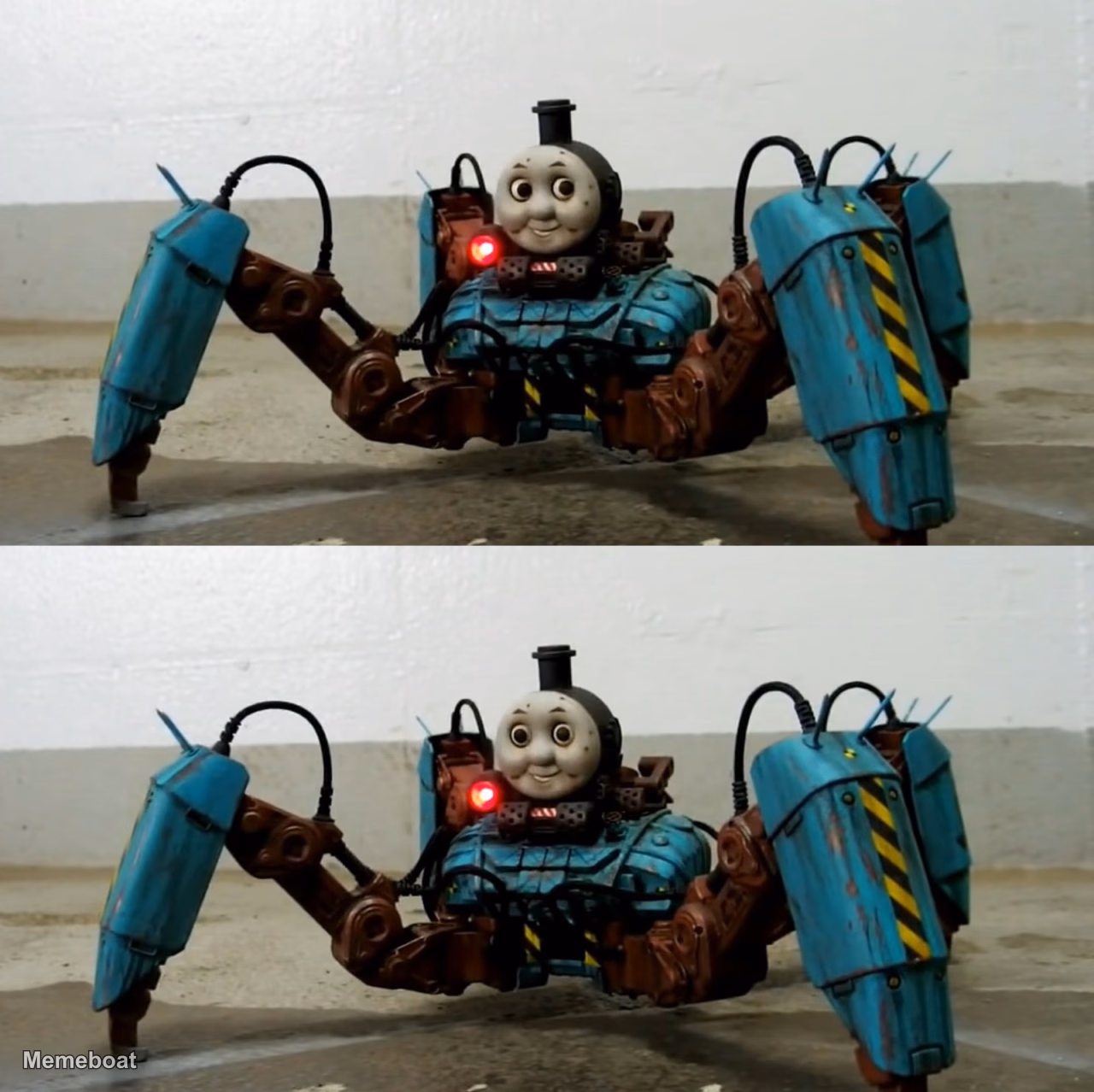 Spider-thomas the Tank Engine - meme generator image preview