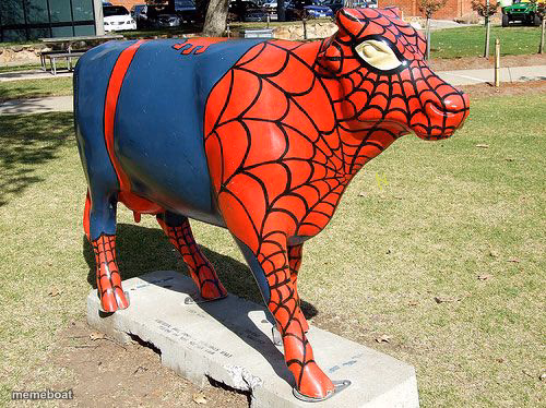 SpiderCow - meme generator image preview