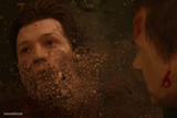 Spiderman getting Thanos snapped