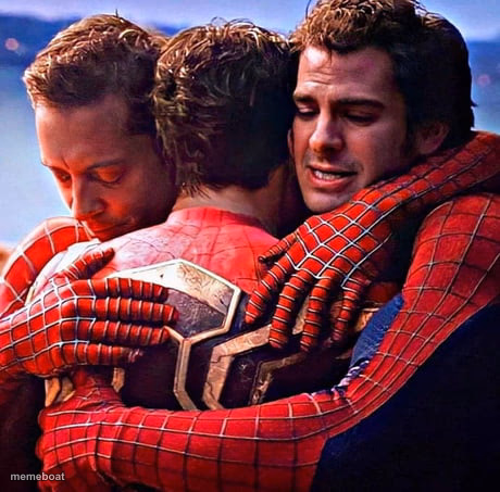 SpiderMan No Way Home Group Hug - meme generator image preview