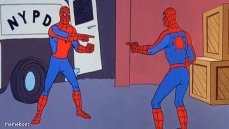 spiderman pointing at spiderman - meme generator image preview