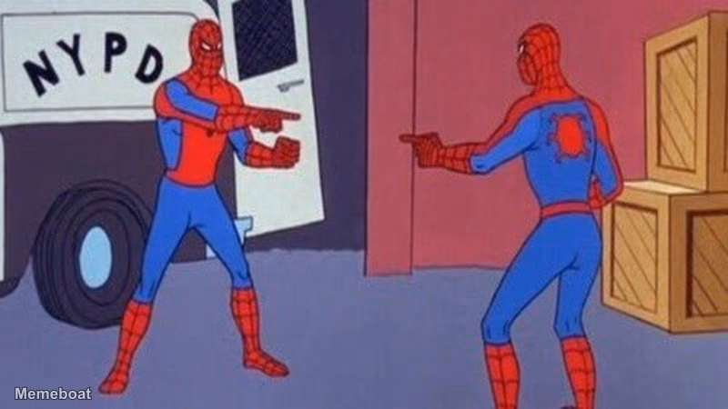 spiderman pointing at spiderman - meme generator image preview