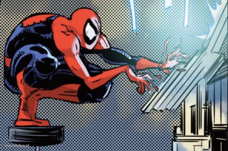 Spiderman Posture - meme generator image preview