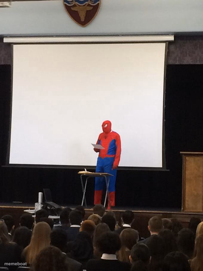 Spiderman Presentation - meme generator image preview