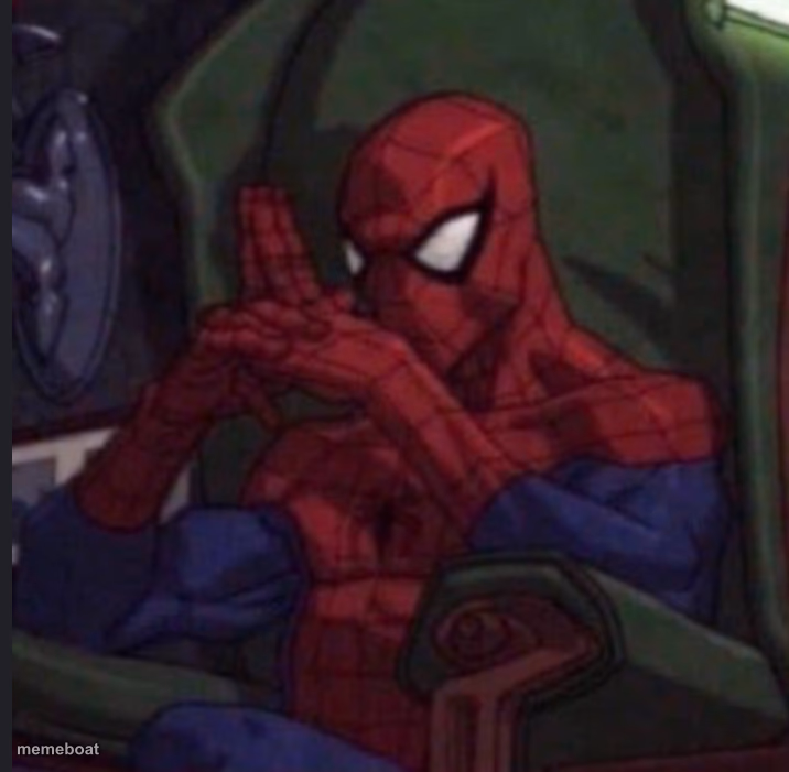 Spiderman thinking - meme generator image preview