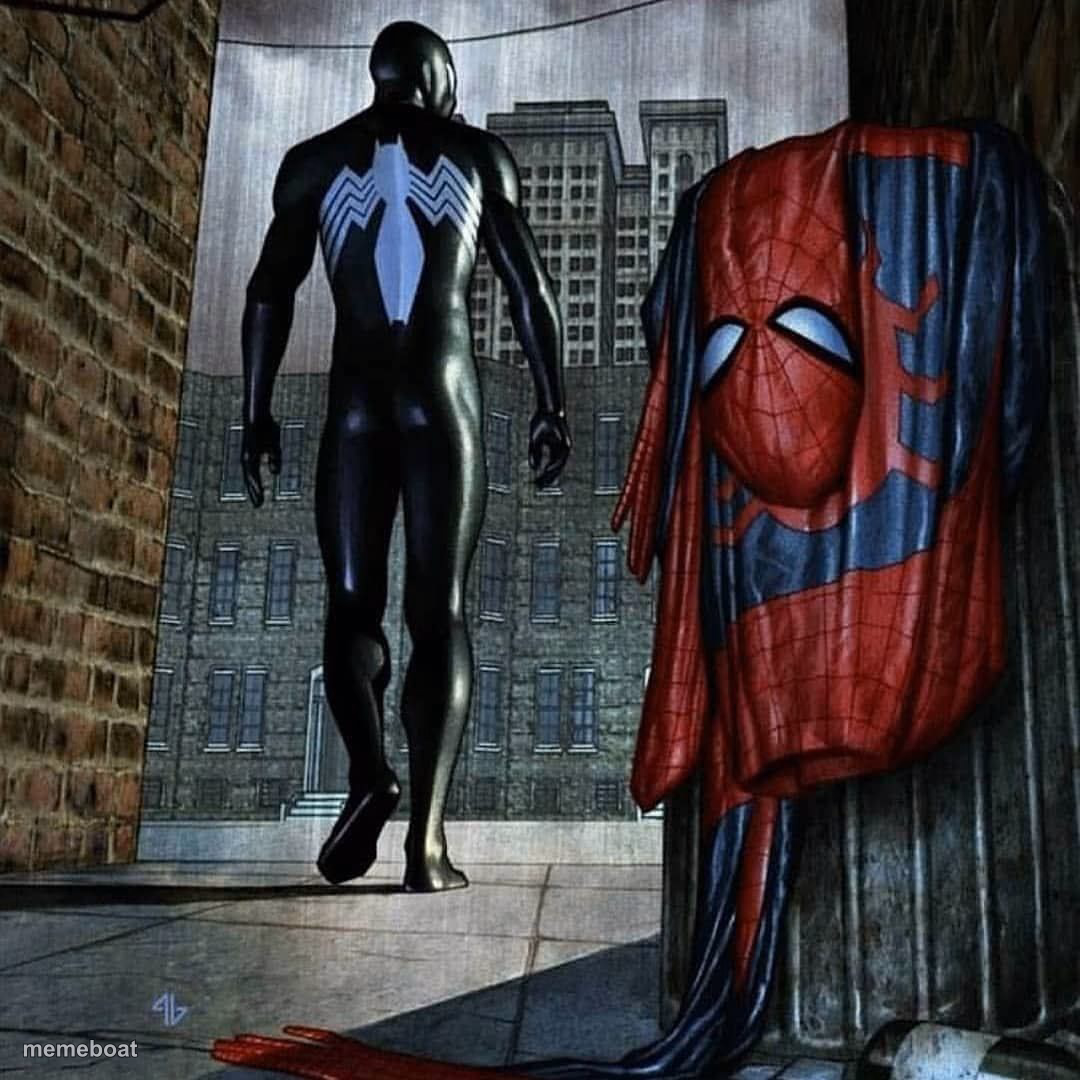Spiderman trash suit - meme generator image preview