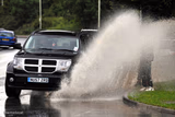 Splashed