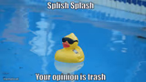 Splish Splash your opinion is trash