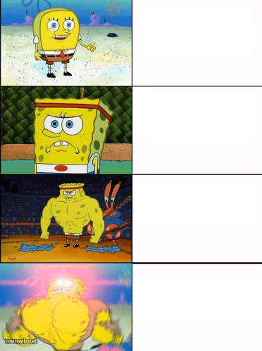 Spngebob Strong 4 Panels - meme generator image preview