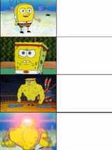 Spngebob Strong 4 Panels