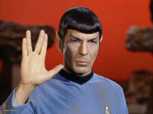 spock salute - meme generator image preview