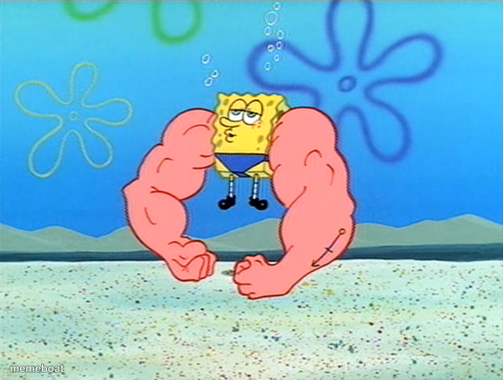 Sponge Bob Flex - meme generator image preview