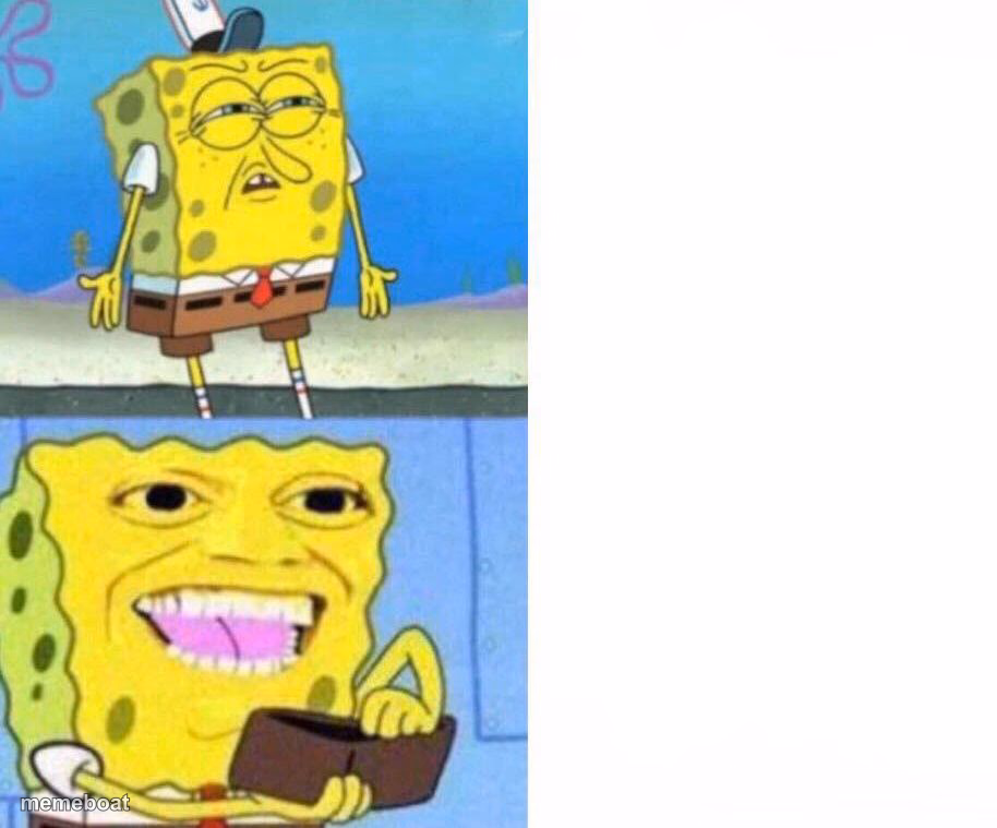 Sponge bob wallet - meme generator image preview