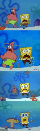 Spongebob and Patrick Running