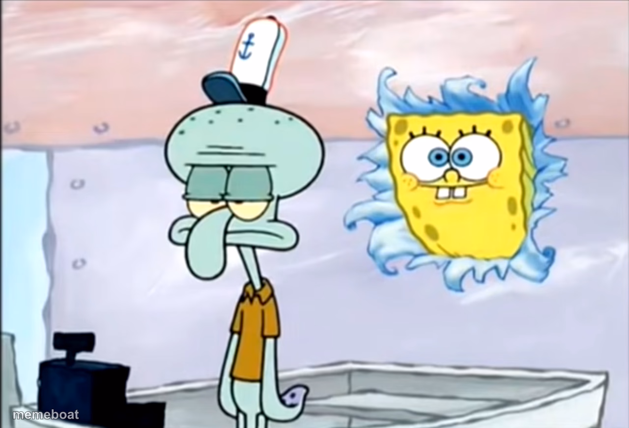 SpongeBob and Squidward - meme generator image preview