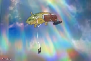 Spongebob Ascending With Headphones