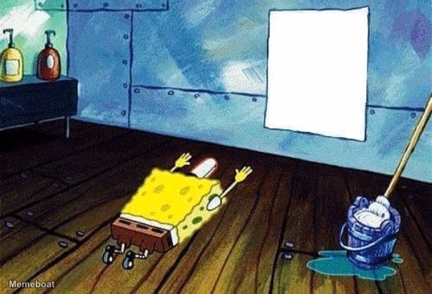 Spongebob Bows Down - meme generator image preview
