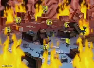 Spongebob Brain on Fire