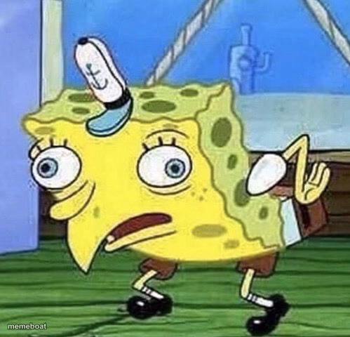 Spongebob chicken - meme generator image preview
