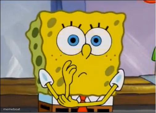 Spongebob confused face - meme generator image preview