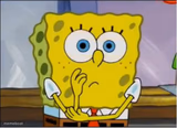 Spongebob confused face