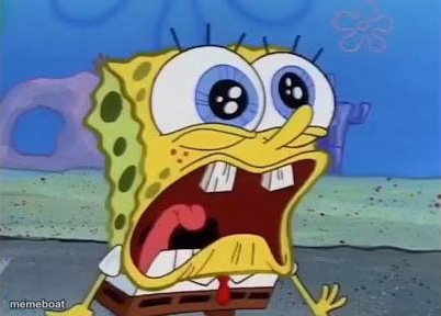 Spongebob crying/screaming - meme generator image preview