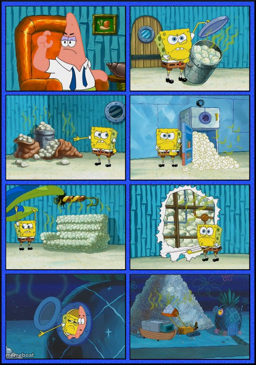 spongebob diapers - meme generator image preview
