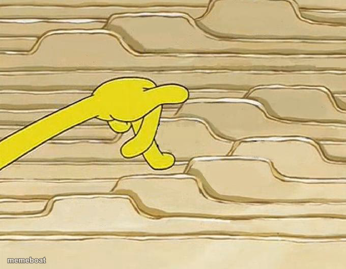 Spongebob Filing - meme generator image preview
