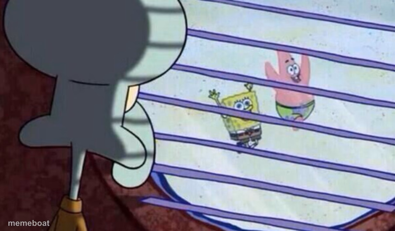 spongebob having fun - meme generator image preview