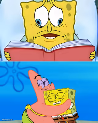 SpongeBob Hugging Patrick