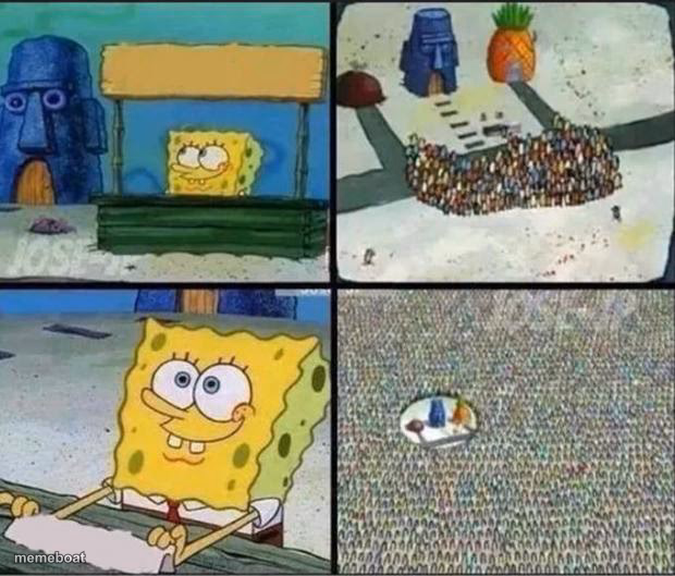 Spongebob Hype Stand - meme generator image preview
