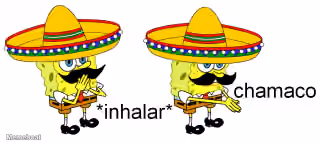 Spongebob Inhalar Chamaco