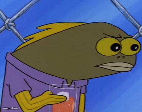Spongebob Long Neck Fish - meme generator image preview