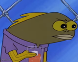 Spongebob Long Neck Fish