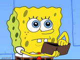 spongebob no money