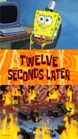 spongebob office rage