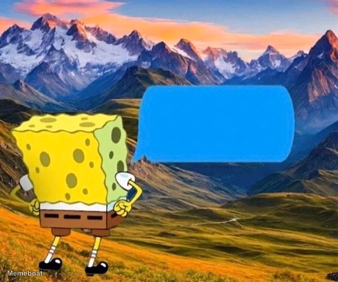 Spongebob One Day You Aren't Gonna Think About It Anymore - meme generator image preview