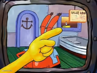 Spongebob Pointing at Himself