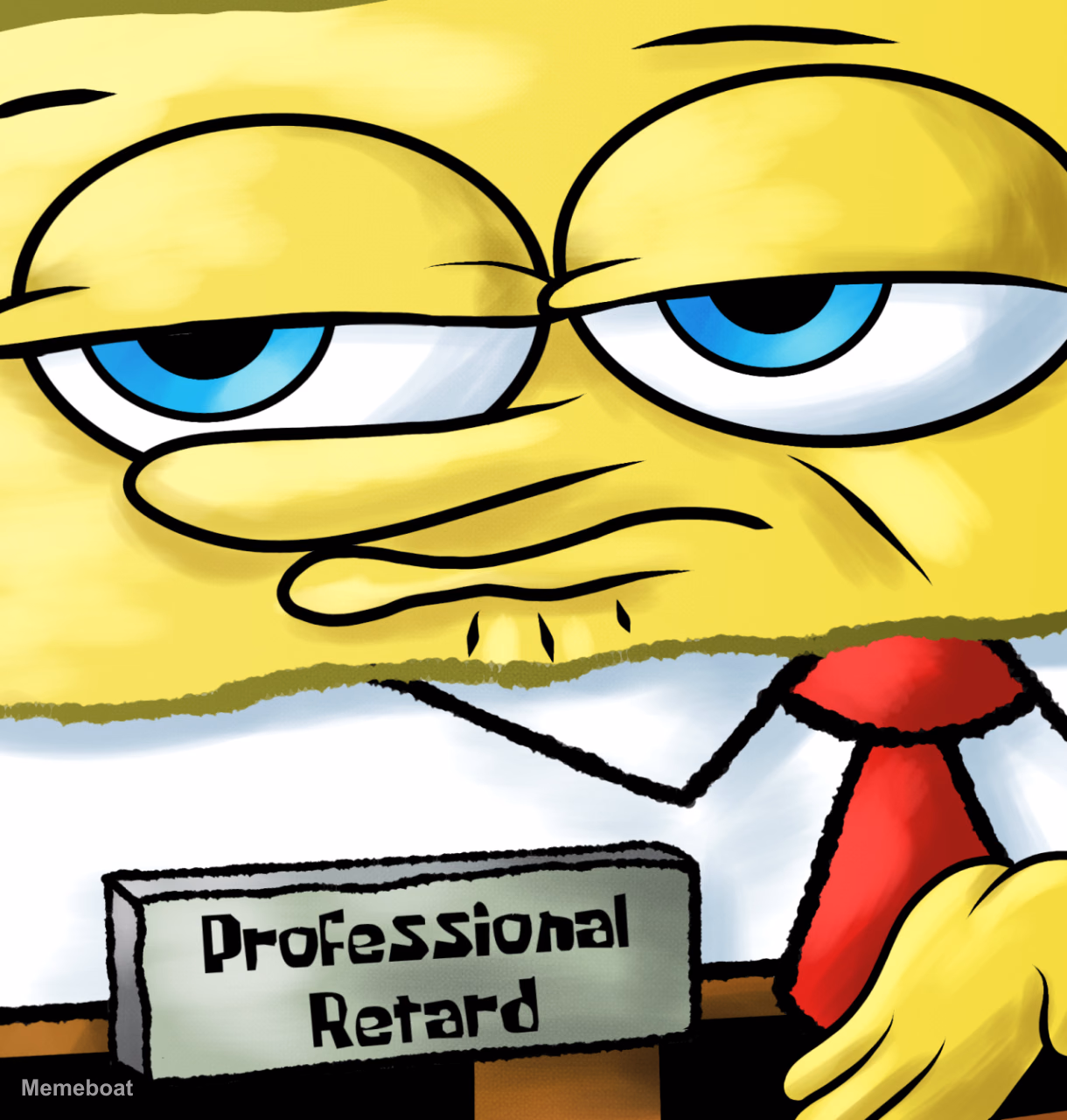 SpongeBob Professional Retard - meme generator image preview