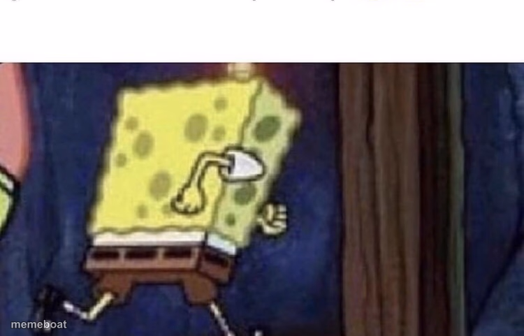 Spongebob running - meme generator image preview