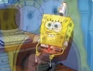 spongebob screaming inside