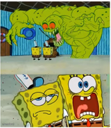 Spongebob sees flying dutchman