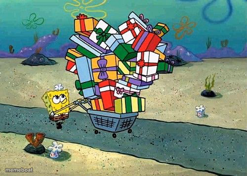 spongebob shopping - meme generator image preview