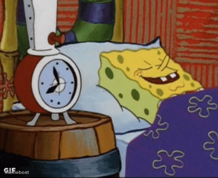 SpongeBob sleeping - meme generator image preview