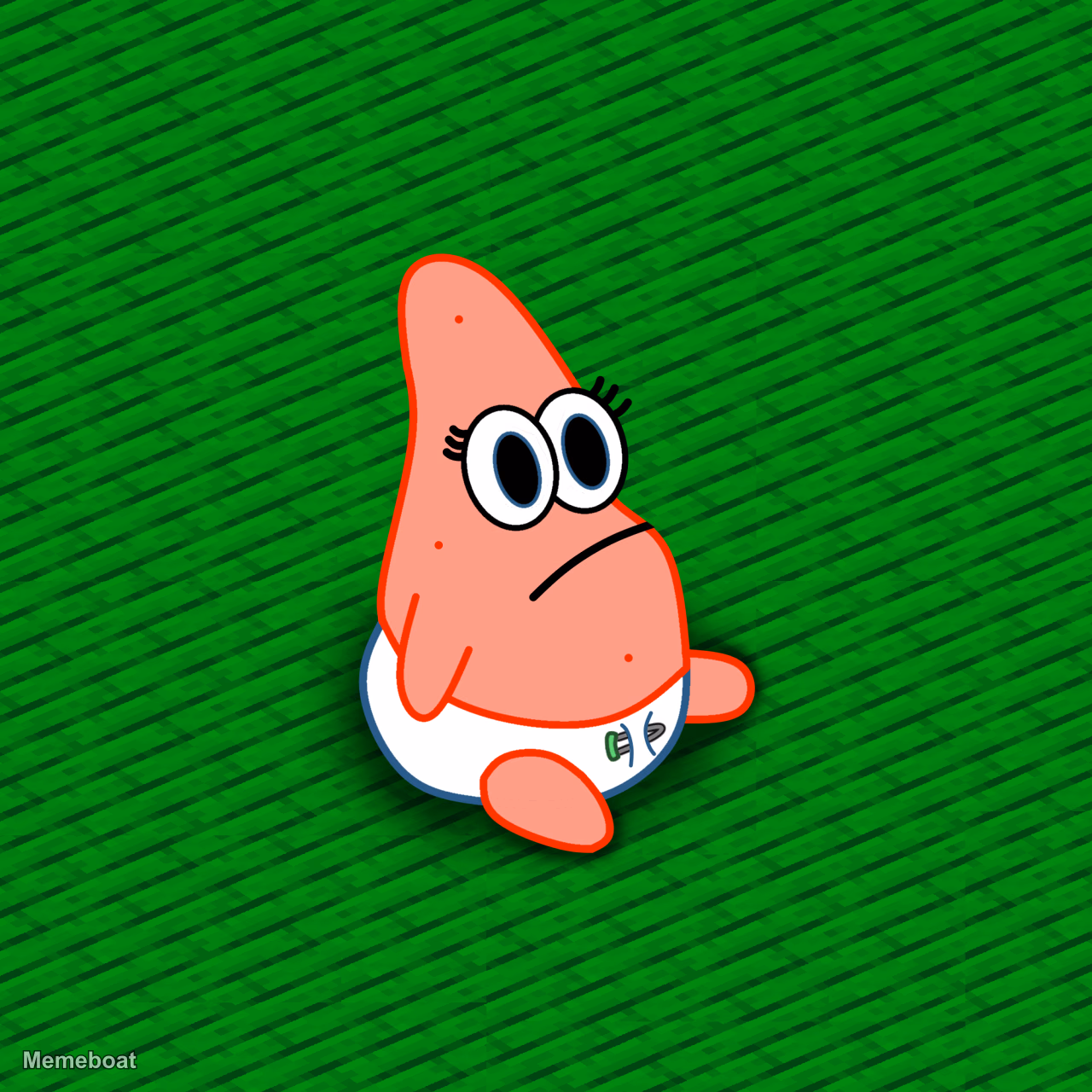 SpongeBob SquarePants Baby Patrick - meme generator image preview