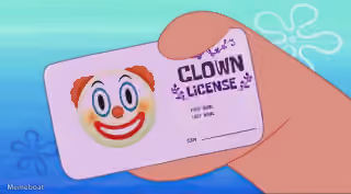 SpongeBob SquarePants Clown License