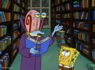 SpongeBob SquarePants "Gary Explaining to Spongebob"
