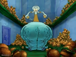 SpongeBob SquarePants "Krabby Patties Go Right to Your Thighs"
